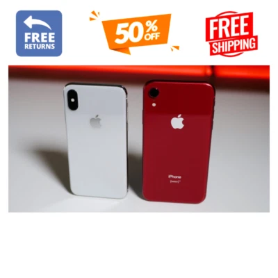 Apple iPhone X/XR 64GB 256GB Unlocked Verizon At&t T-Mobile Very Good Condition - Image 1 of 4