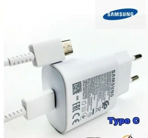 Chargeur secteur mural+Cable Type C vers type C Samsung Original - Foto 1 di 6