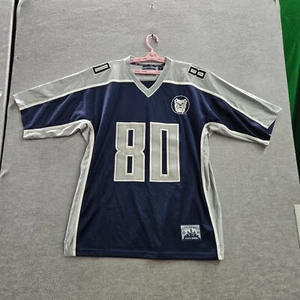 Yale Bulldogs Men Activewear Shirt XL Blue Jersey Football 80 Steve & Barry's - Picture 1 of 13