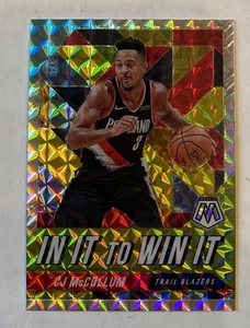 2019-20 Mosaic CJ McCOLLUM Trail Blazers IN IT TO WIN IT PRIZM REFRACTOR Sp #11 - Picture 1 of 2