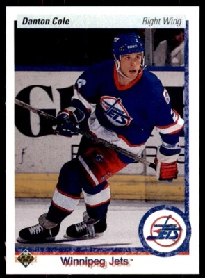 1990-91 Upper Deck Danton Cole Rookie . Winnipeg Jets #517 - Image 1 of 2