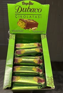 Beyoğlu Dubai Chocolate 1oz (35g) × 24pcs | Milk Chocolate | Turkish Candy - Picture 1 of 5