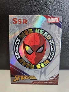 SPIDERMAN SSR SPM01-SSR10 Zenka Marvel Spiderman 60 Amazing Years Holo Full Art - Picture 1 of 4