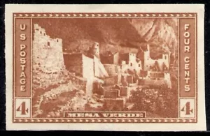 EE. UU. SCOTT 759 MESA VERDE PARQUE NACIONAL EMISIÓN IMPERFECTO ÚNICO NGAI MNH - Imagen 1 de 1
