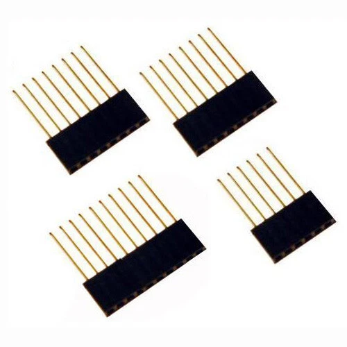 KIT Connettori STRIP M/F lunghi per Arduino UNO R3 e Arduino Leonardo - Immagine 1 di 1