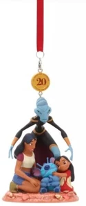 New Disney Store Anniversary Legacy Sketchbook Hanging Ornament - Lilo & Stitch - Picture 1 of 9