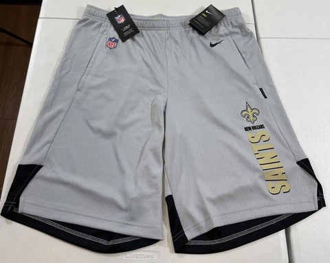 Nike New Orleans Saints Player Knit On Field Football Shorts Men’s Size Large Cover