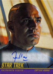 Star Trek Beyond Classic Autograph Card Faran Tahir as Captain Robau - Picture 1 of 1