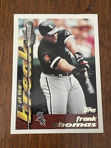 1995 Topps Traded & Rookies #1 Frank Thomas  Chicago White Sox