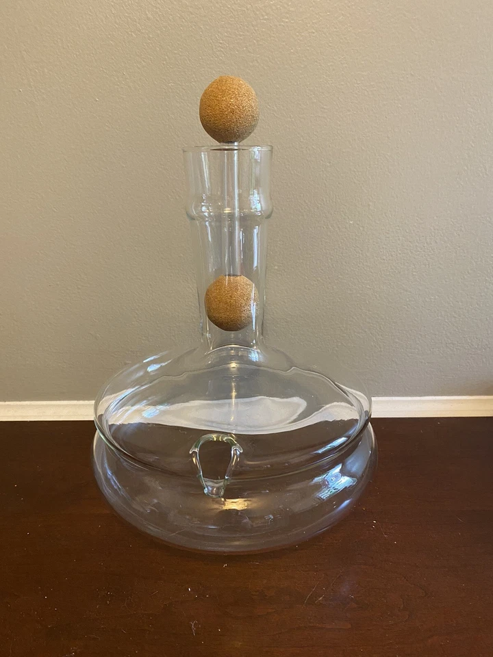 Hervidor de agua Chemex Corp Pyrex Fahrenheitor de vidrio y corcho. Nunca usado Foto 1 de 1