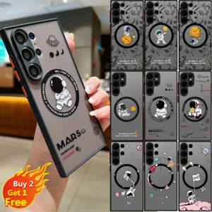 Coque Etui Pour Samsung Galaxy S24 Ultra S23 S21 FE S22 MagSafe Astronaut Case - Photo 1 sur 30