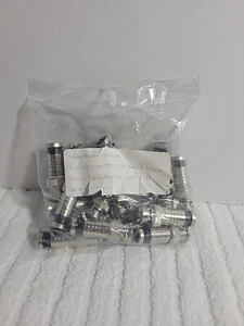 Premium Adapter BNC Compression Connector for CCTV Camera RG59 Coax Cables 20/pk - Picture 1 of 8