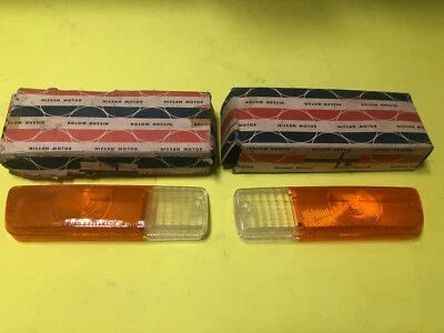 Juego de lentes de luz de señal de giro de estacionamiento delantero para camioneta Datsun 520 521 genuino nuevo de stock Foto 1 de 4