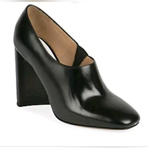 Maison Margiela Black Calfskin Court Shoes Size EU39.5 US 9.5 (New in box) - Picture 1 of 16