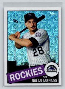 2020 Topps #85C-13 Nolan Arenado 1985 Chrome Silver Pack Promotion NM