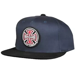 Parche INDEPENDENT Truck Co - Gorra Snapback - Sombrero de Skate, Gorra de Skate N/B - Imagen 1 de 4