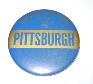 1977 Large 3" Football University Pittsburgh Panther Sugar Bowl Pin Tony Dorsett - Picture 1 of 2