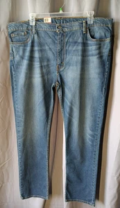 Levi's 541 Jeans 50 x 32 Herren blau sportlich spitz zulaufende Passform mittlere Waschung Stretch Denim neu mit Etikett - Bild 1 von 14