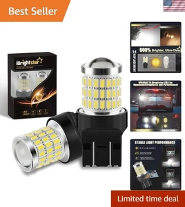 7443 LED Bulbs - Super Bright White Reverse Lights for Enhanced Safety (2 Pack) - Bild 1 von 9