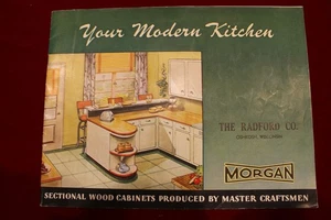 VINTAGE MORGAN KITCHEN CABINET SALES BOOKLET, THE RADFORD CO. OSHKOSH WISCONSIN - Picture 1 of 6