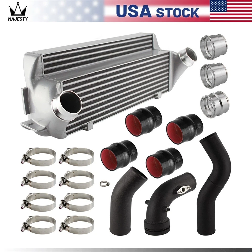 Intercooler+Piping Kit For EVO2 BMW 1/2/3/4 Series 228i 320i 328i 128i 420i 328i - Imagem 1 de 4