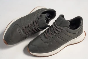 Bally Herren Grau Leder Sneaker Größe EU 7 E / US 8 D - Bild 1 von 13