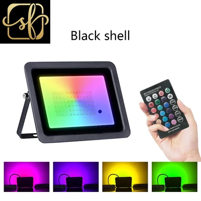 Proiettore LED RGB 20W 30W 50W 100W Luci LED RGB IP68 Faretto LED Impermeabile - Immagine 1 di 4