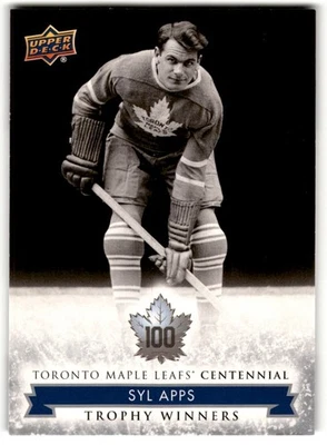 Syl Apps 2017-18 Upper Deck Toronto Maple Leafs Centennial SP #112 - Image 1 of 2