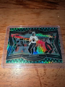 2024 Panini Select - CJ Stroud #460 Field Level Dragon Scale Prizm /70 - Bild 1 von 2