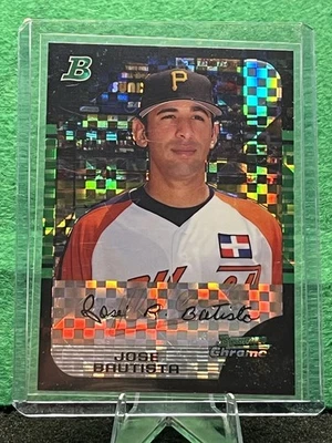 Jose Bautista 2005 Bowman Chrome Prospects #BDP145 (RC) X-Fractor 247/250 Foto 1 de 4