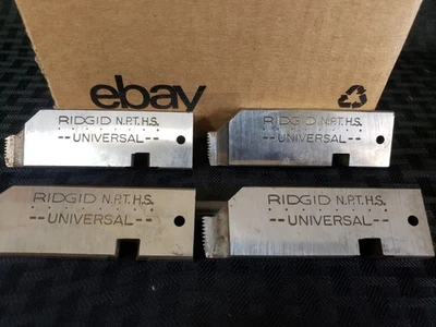 487666 - 4-Piece 47770 Pipe Threading Die Set Rigid 1/2" - 3/4" - Image 1 of 4