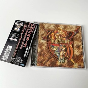 Dragon Force OST Sega Saturn game music soundtrack with obi Used