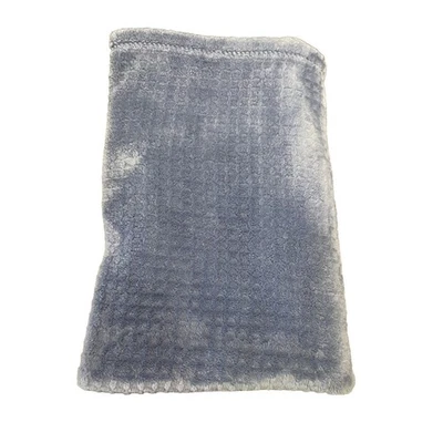 Manta de bebé azul acero Adirondak polar waffle Lovey seguridad 29x38 Foto 1 de 4