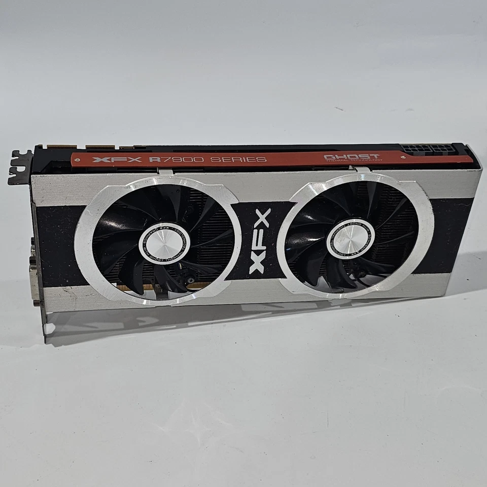 XFX Radeon 7970 3GB DDR5 Ghost Double D GPU PCI-E 3.0 Gaming GPU UNTESTED AS IS - Image 1 of 4