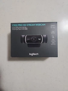 Logitech C922 Pro HD Stream Webcam (960-001087).Brand New Sealed  - Picture 1 of 9