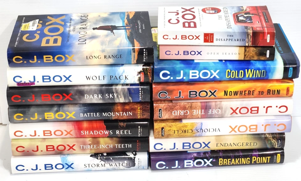 Big Lot 15 C.J. Box Mystery Joe Pickett Novels 13 HC  2 PB - Image 1 of 1