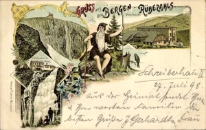 Litho Špindlerův Mlýn Spindlermühle Riesengebirge, Elbfallbaude,... - 4876978 - Picture 1 of 2