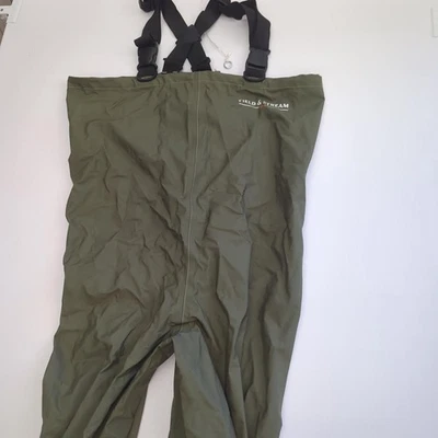 Field & Stream Chest Waders Stockingfoot Breathable Size Large Olive FEH00272 - Image 1 of 4
