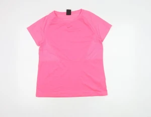 Nike Women's Pink Short Sleeve Active T-Shirt M - Picture 1 of 12