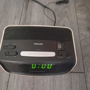 Philips AJ3121 FM/MW Radio Buzzer Alarm Clock - Fully Tested - Picture 1 of 6