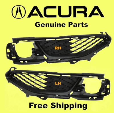 2015 ACURA ILX FAROL DE NEBLINA GRADE GRADE DIANTEIRA TAMPA DO PARA-CHOQUE motorista passageiro LADO - Imagem 1 de 4