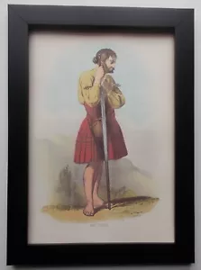 MILITARY PRINT SCOTTISH - MAC DUGAL FRAMED - Picture 1 of 2