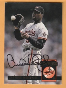 Arthur Rhodes Baltimore Orioles AUTO firmata 1994 Donruss Waco Texas - Foto 1 di 2