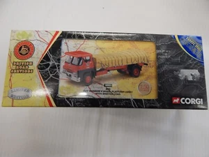 CORGI GUY WARRIOR 4 WHEEL PALTFORM LORRY & SHEETED LOAD BRS 28901 MIB 1:50 - Picture 1 of 5