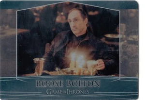 Game of Thrones Valyrian Steel Metal Base Card #38 Roose Bolton - Picture 1 of 1