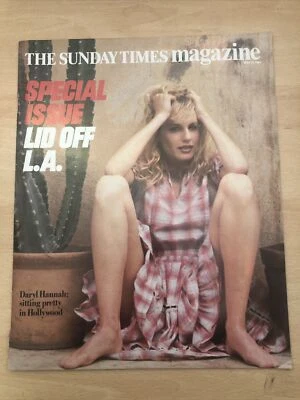 Sunday Times May 1984 Daryl Hannah Cover Michael Caine Los Angeles Special Issue - Image 1 of 4