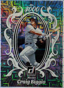 2023 Panini Donruss Baseball CRAIG BIGGIO Mr 3000 Rapture #M3K5 Houston Astros
