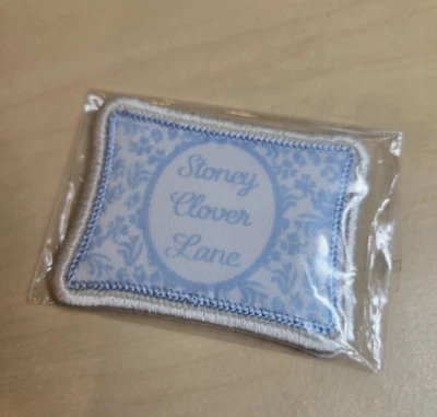 NEW Stoney Clover Lane Pillow High Tea Collection patch baby blue Victorian - Image 1 of 2