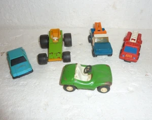 Vtg Lot of 5 Small Tonka & Other Metal Toy Cars  S-70 - Picture 1 of 5