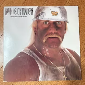 WWF: Piledriver The Wrestling Album II Vinyl LP 1987 Hulk Hogan Vince McMahon - Picture 1 of 8